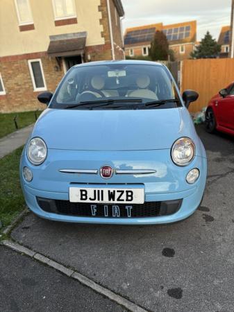 Image 3 of Fiat 500 car baby blue xxx