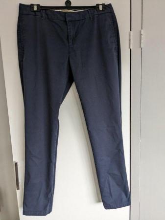 Image 1 of Fat Face Navy Blue Ladies Chino's size 14