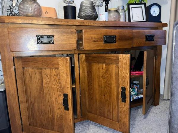 Image 3 of Side Oak table from Oak Furniture