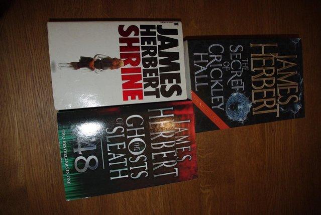Image 2 of James Herbert, Michael Connelly and Tess Gerritsen books
