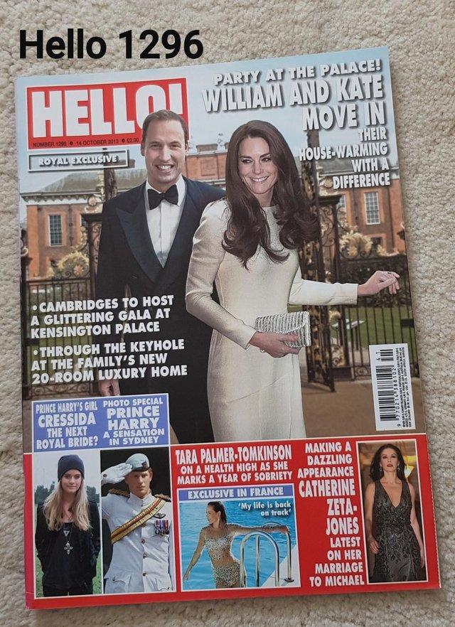 Preview of the first image of Hello Magazine 1298 - William & Kate Kensington Palace home.
