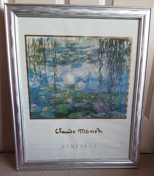 Preview of the first image of 3 Monet Prints - Nympheas, View of Verteuil & Flower Garden.