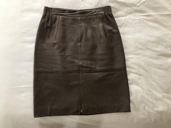 Image 2 of Leather Skirt - David’s make