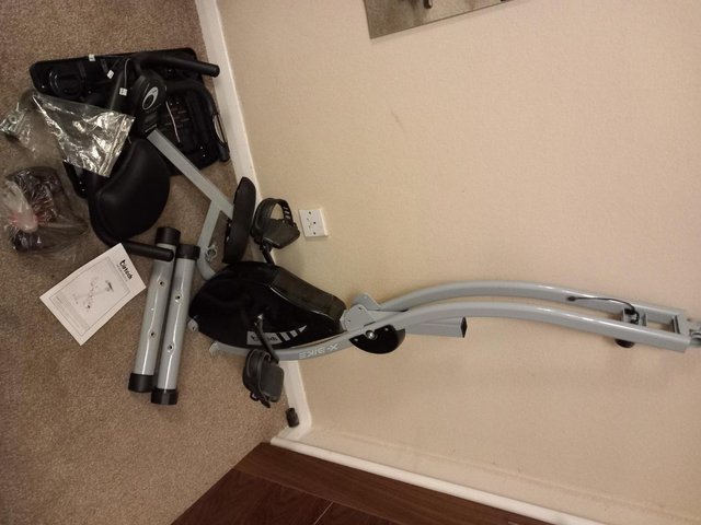 Preview of the first image of Exercise bike with table (free).