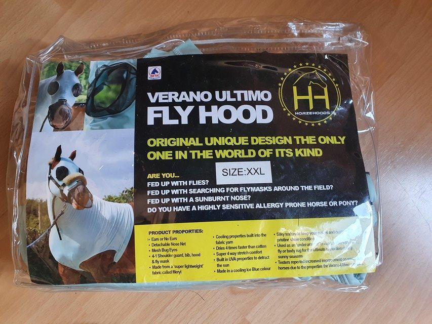 Preview of the first image of Horzehoods XXL Verano fly hood for sale.