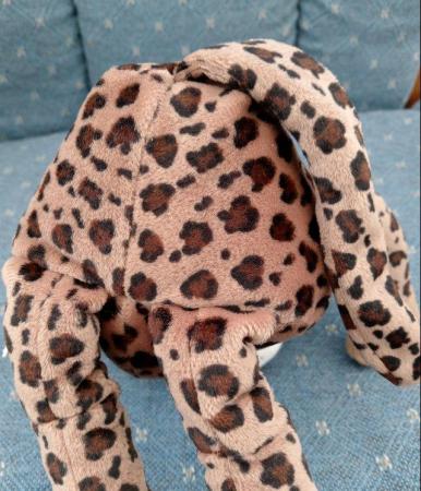 Image 19 of Russ Berrie UK soft toy Leopard.  Length approx: 14".