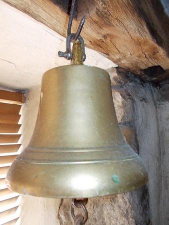 Image 3 of 6 Lbs / 2.6 Kgs 6 inch / 150mm brass bell, 1920s, very loud