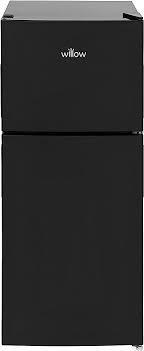 Preview of the first image of WILLOW 48CM TOP MOUNTED BLACK FRIDGE FREEZER-NEW-SUPERB.