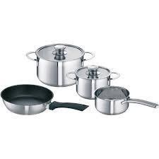 Image 1 of SIEMENS 4 PIECE INDUCTION POT PAN SET-S/S-NEW BOXED-FAB