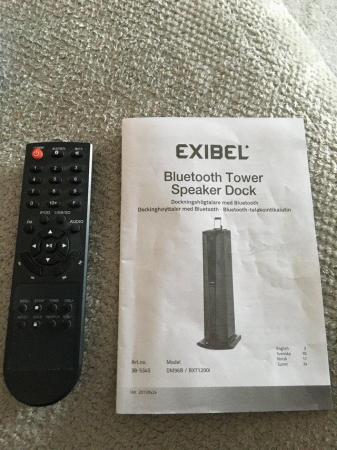 Image 2 of Exibel Bluetooth Tower Speaker Dock