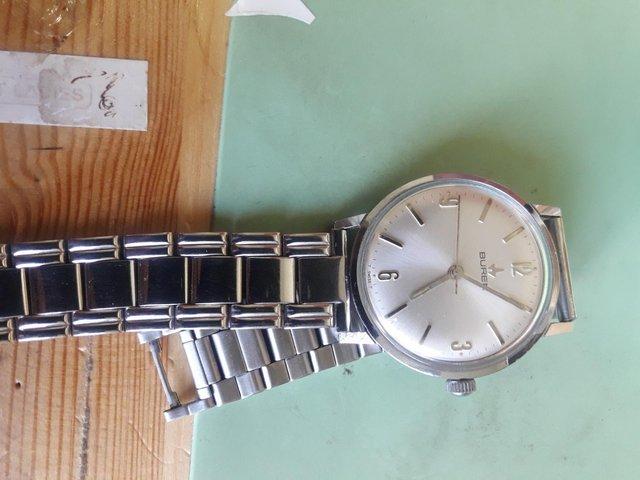 Preview of the first image of Vintage Buren Manual Wind Wristwatch.