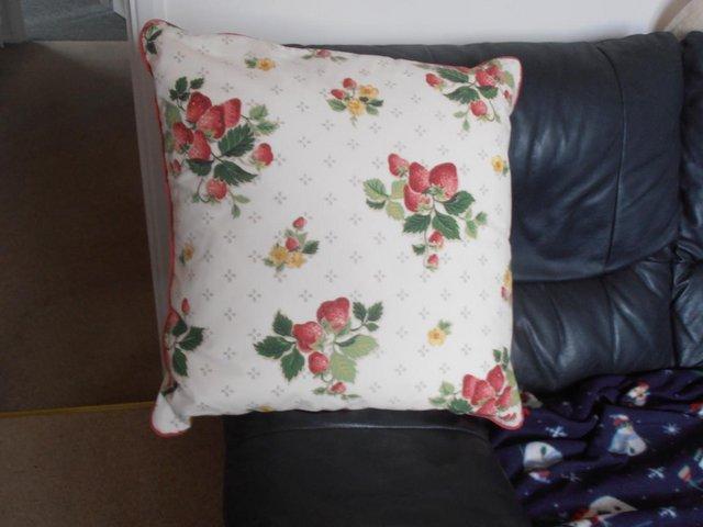 Preview of the first image of Beautiful Strawberry Laura Ashley Cushion.