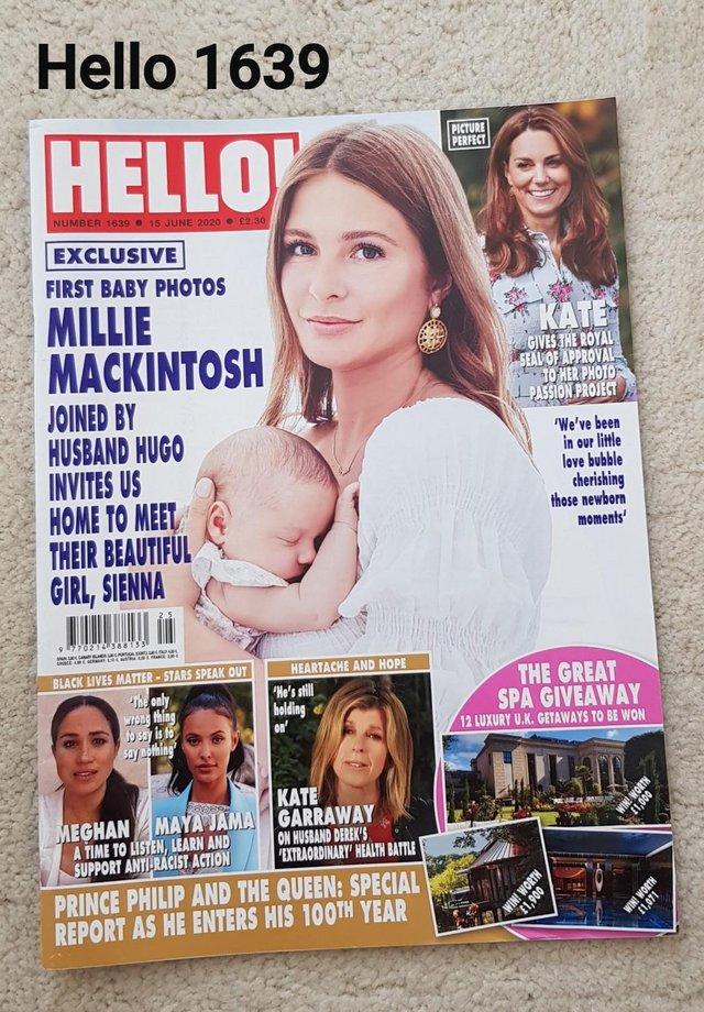 Preview of the first image of Hello Magazine 1639 - Millie Mackintosh's Baby Sienna.