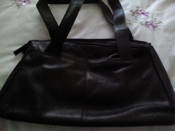 Image 1 of Leather hand bag.. Good condition