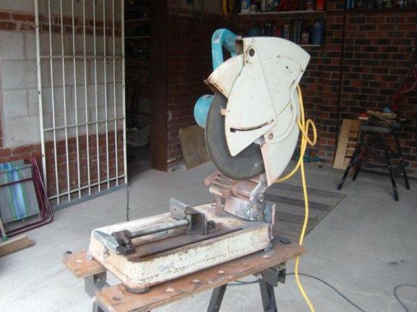 Image 1 of MAKITA METAL CHOP SAW 3 phase used but working condition.