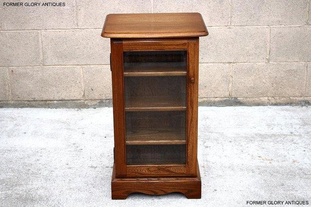 Image 68 of AN ERCOL GOLDEN DAWN CD CABINET CUPBOARD LAMP TABLE STAND