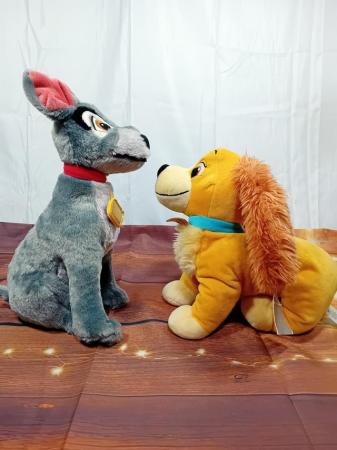 Image 1 of Lady and the tramp soft toys