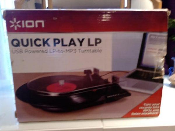 Image 1 of Quick player lp USB turntable mp3