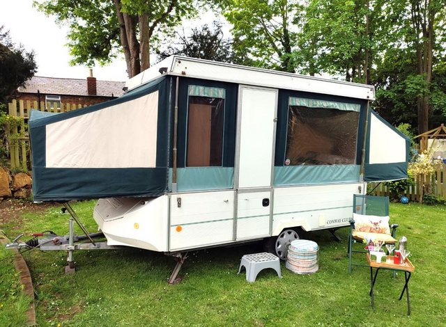 Preview of the first image of Conway Clubman Hard Top Trailer Tent.
