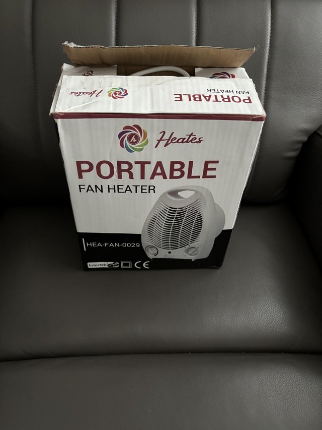 Preview of the first image of Portable Fan Heater only used once nice little heater..