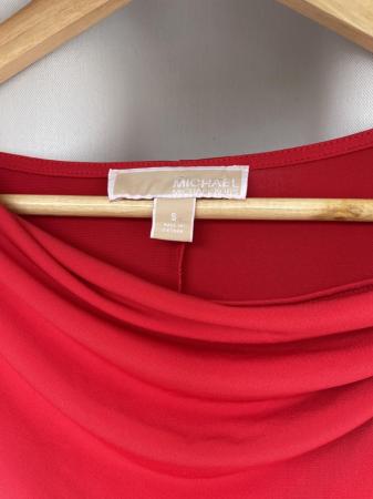 Image 2 of Michael Kors Elegant Red Women Dress Size 8 - New
