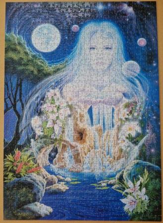Image 3 of 1000 piece Jigsaw called THE ENCHANTED POOL by EXPRESS GIFTS