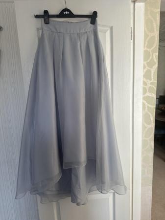 Image 1 of silver grey skirt and top from coast