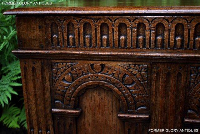 Image 90 of A TITCHMARSH & GOODWIN CARVED OAK BLANKET CHEST BOX TRUNK