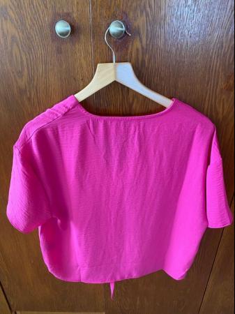 Image 3 of Ladies Pink Blouse Size 14 NEW