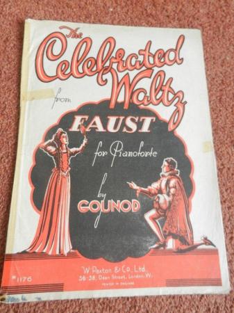 Image 1 of Sheet Music The Celebrated Waltz from Faust by Gounod