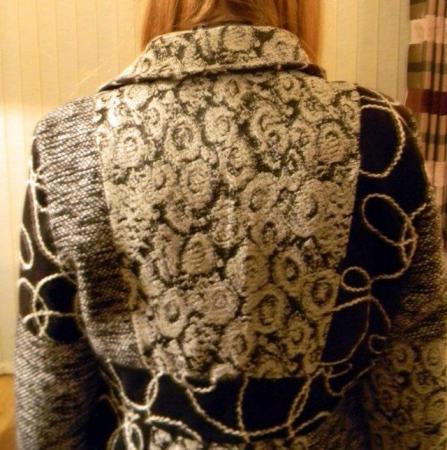 Image 3 of women's new wool mix coat from Rome Italy SIZE 12