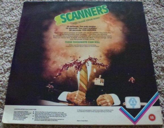Image 3 of Scanners, Laserdisc (1981), released 1983