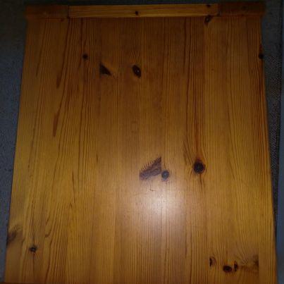 Image 1 of Pine Side Table with Deep Drawer