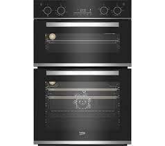 Image 1 of BEKO PRO ELECTRIC DOUBLE OVEN-75L-BLACK-STEAM-FAB
