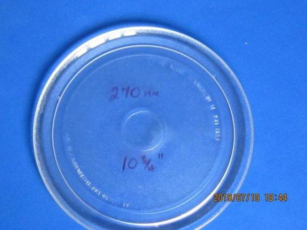 Image 3 of glass microwave plate diametre 255 mm