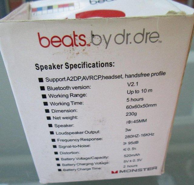Preview of the first image of Genuine BeatboxBluetooth speaker - Beats by Dr.Dre.