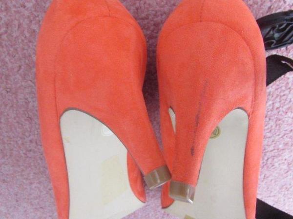 Image 3 of Primark (Atmosphere) Dark orange court shoes Size 7, 40/41