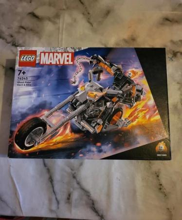 Image 2 of LEGO 76245 Marvel Ghost Rider Mech & Bike Motorbike New & Se