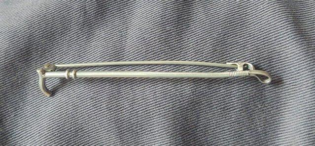 Image 3 of A AJH Sterling Silver Riding Crop Brooch