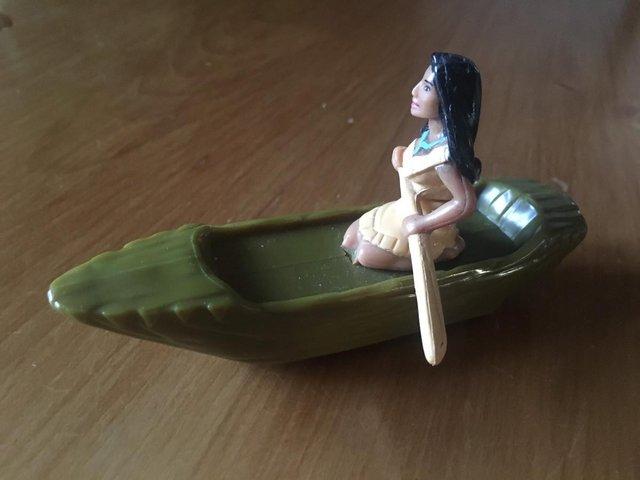 Preview of the first image of Vintage 1990's Disney Pocahontas McDonalds action toy.