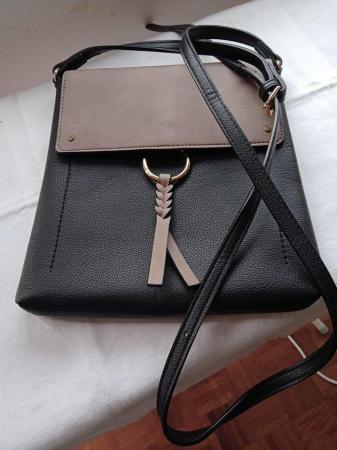 Image 1 of Cross body bag from M&S in black and grey
