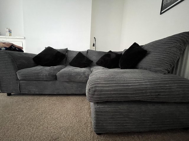 Preview of the first image of Right hand corner sofa new.