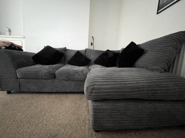 Image 1 of Right hand corner sofa new