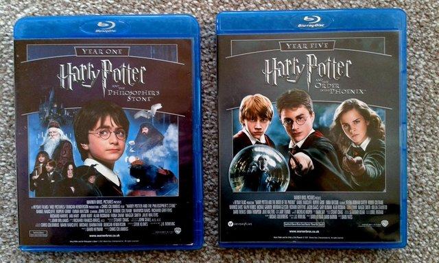 Image 3 of Harry Potter 1,2,5 & 6 Blu-ray DvDs,Can be posted.