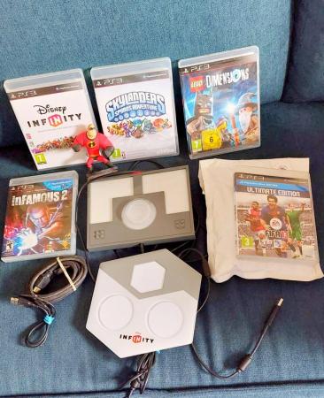 Image 1 of PS3 games and accessories including portals and a figure