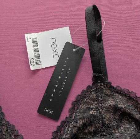 Image 3 of Ladies Black Lace Bra Top From The Emma Willis Collection