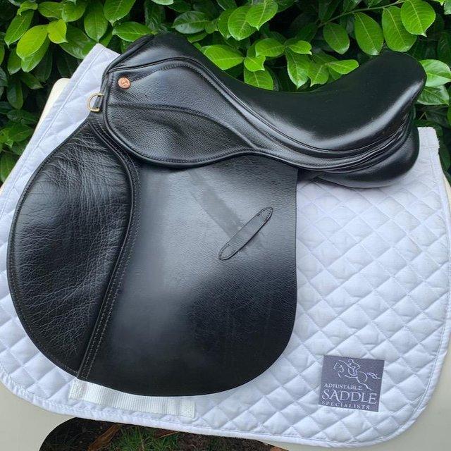 Preview of the first image of Saddle Company 17 inch gp saddle.