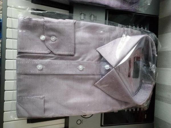 Image 3 of New purple shirt M&S 17:5 Collar