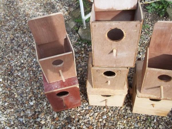 Image 3 of USED AVIARY NEST BOXES, ROTATING BIRD SWINGS AND HEATERS
