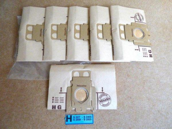 Image 3 of Miele Type H Vacuum Cleaner Bags x 7, Brand New Genuine